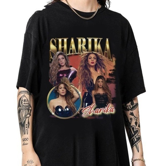 Shakira 90S Retro Shirt Shakira Las Mujeres Ya No Lloran Album Shirt - Picture 1 of 4